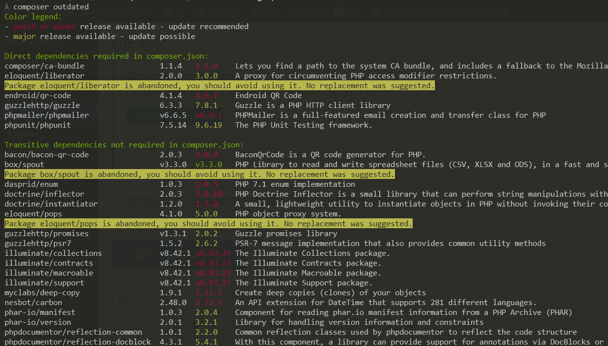 Composer-Outdated-Screenshot